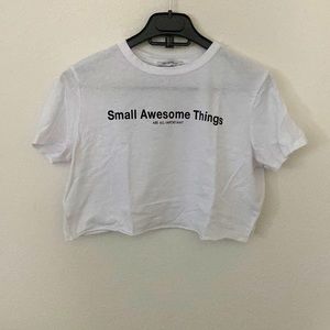 Printed Crop Top T-shirt
